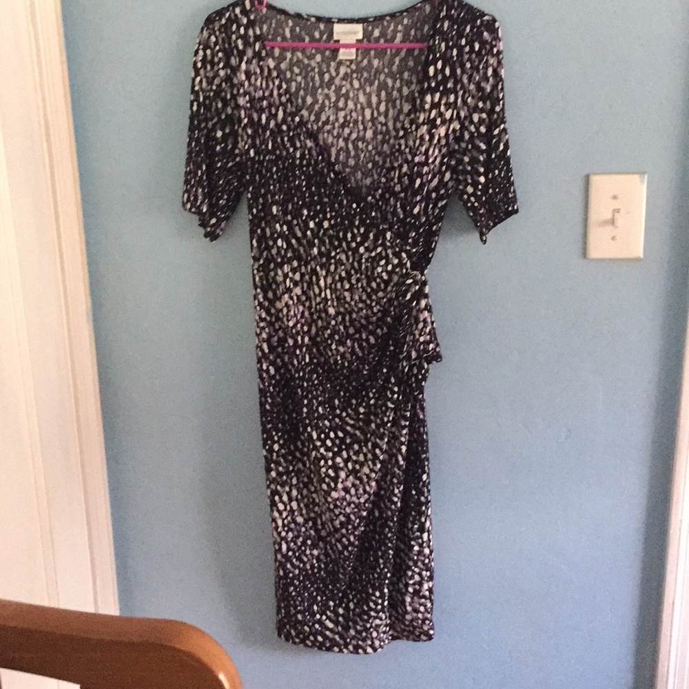 Motherhood Maternity Faux Wrap Dress